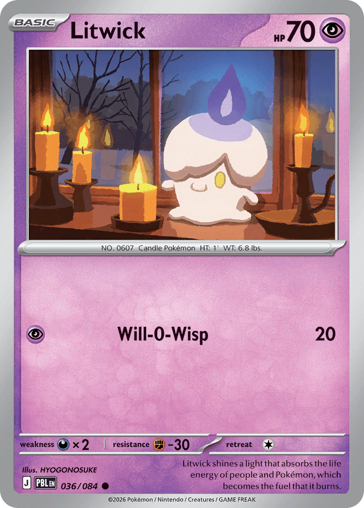 Litwick Pitch Black card