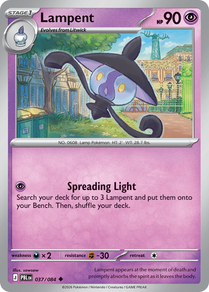 Lampent Pitch Black card