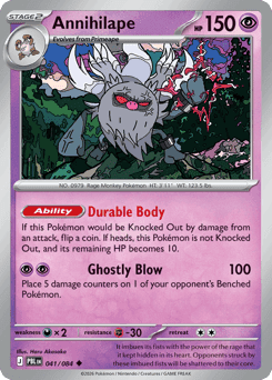 Annihilape Pitch Black card