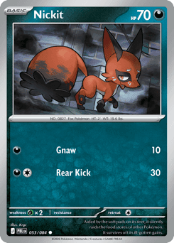 Nickit Pitch Black card