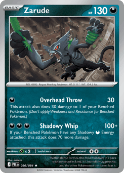 Zarude Pitch Black card
