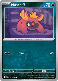 Maschiff Pitch Black card