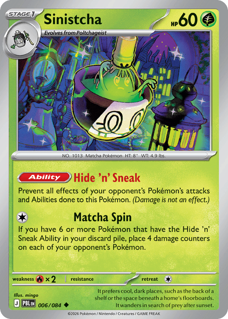 Sinistcha Pitch Black card