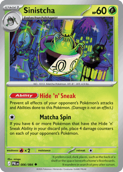 Sinistcha Pitch Black card