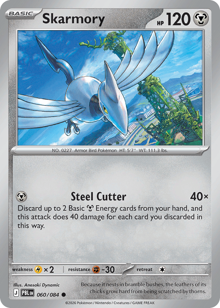 Skarmory Pitch Black card