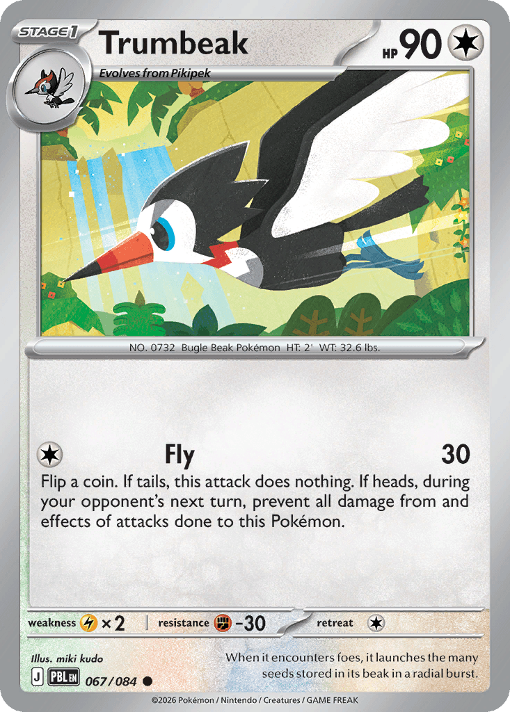 Trumbeak Pitch Black card
