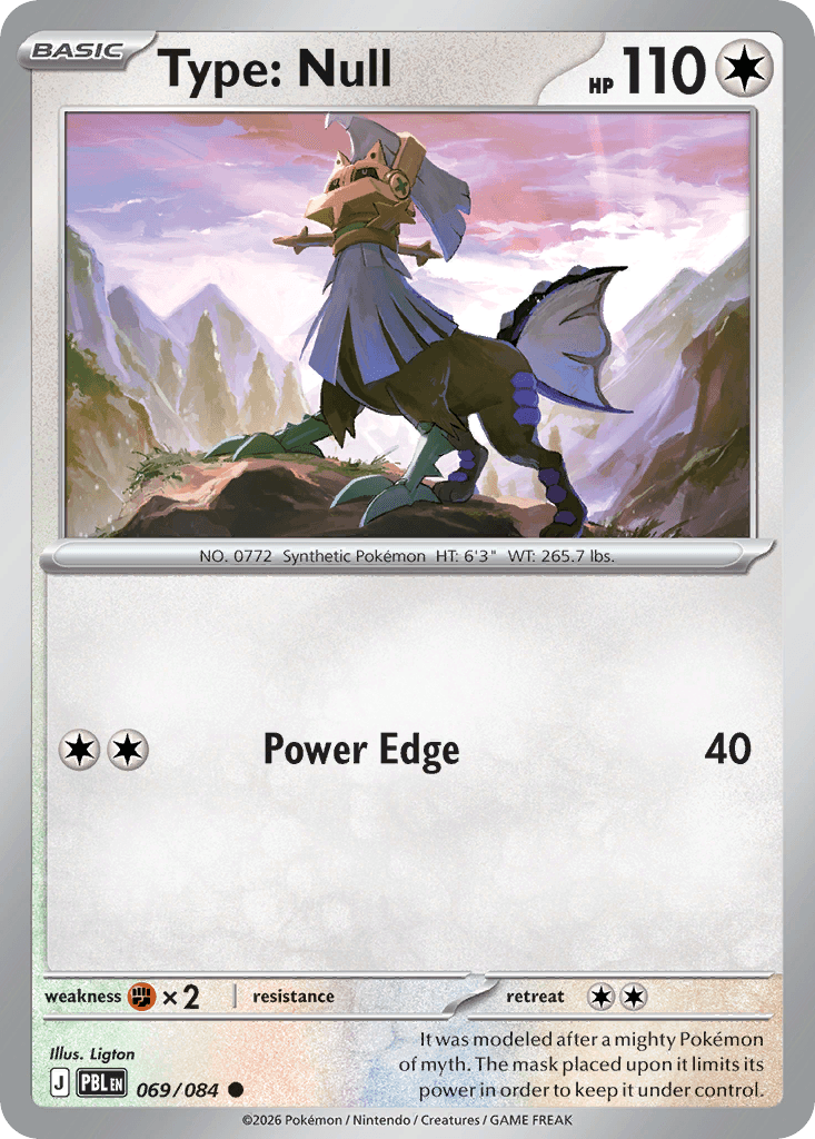 Type: Null Pitch Black card