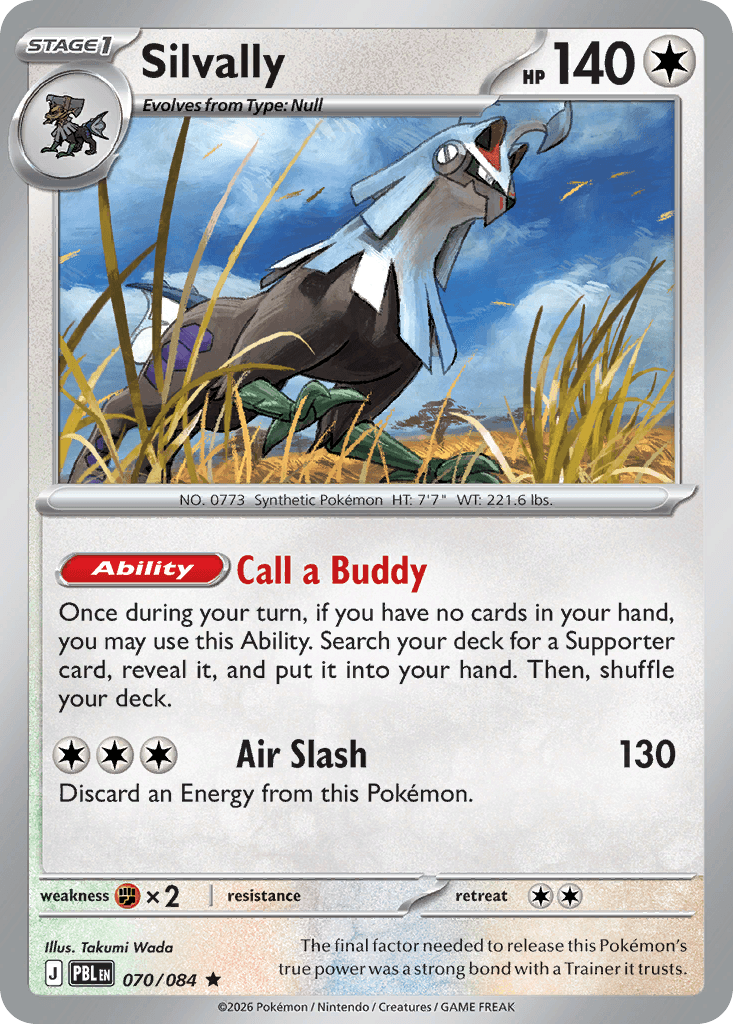 Silvally Pitch Black card