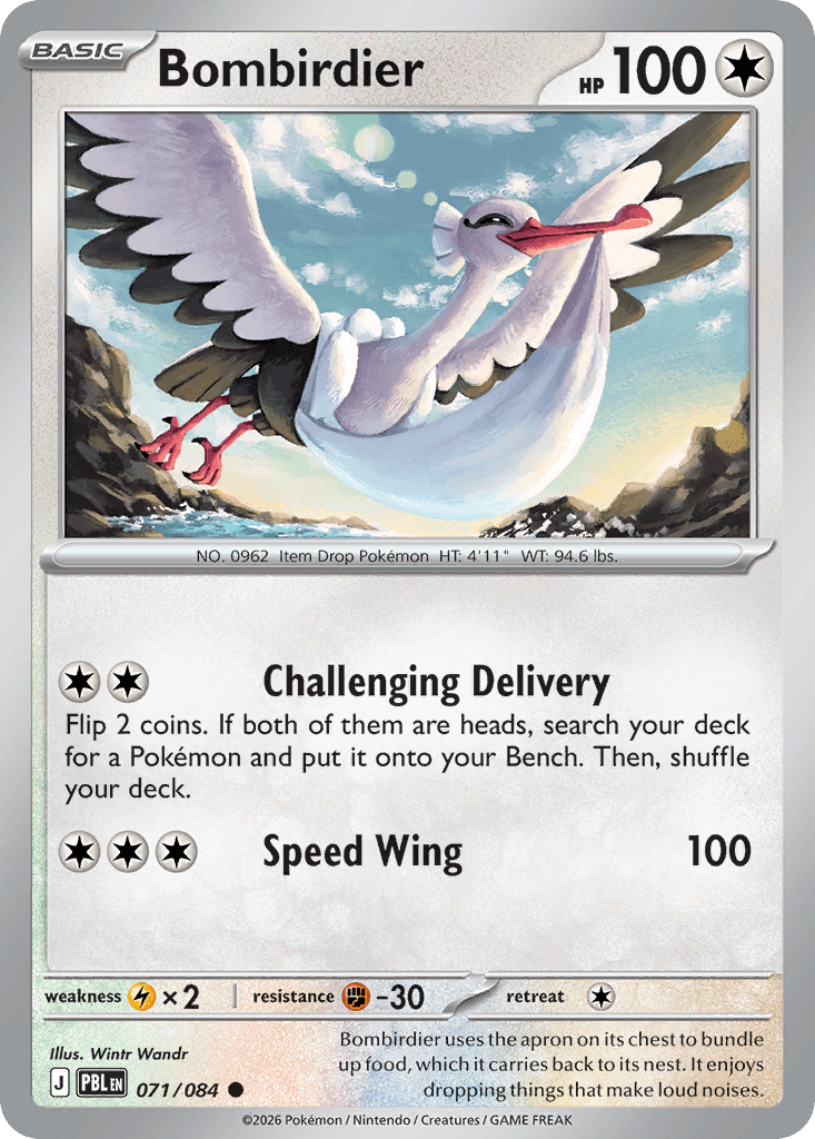 Bombirdier Pitch Black card