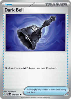 Dark Bell Pitch Black card