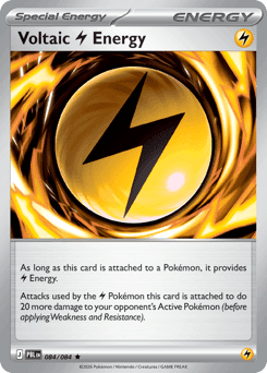 Voltaic Lightning Energy Pitch Black card