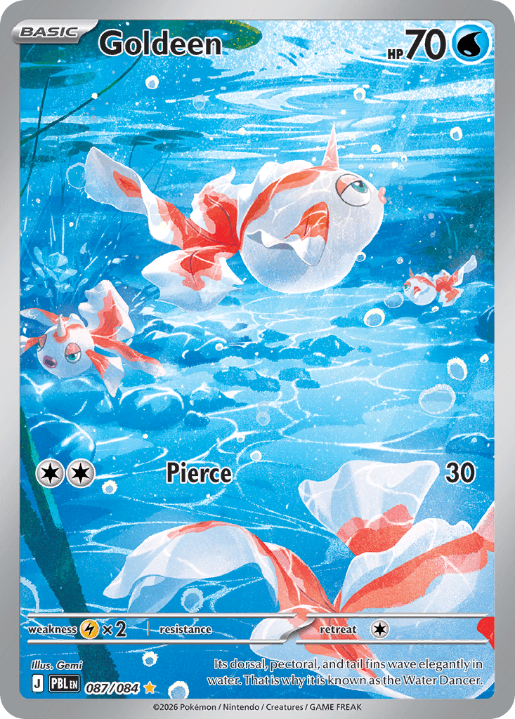Goldeen Pitch Black card