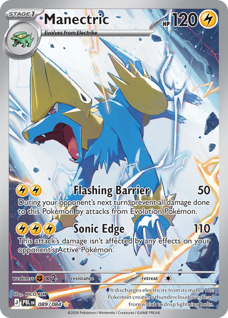 Manectric Pitch Black card