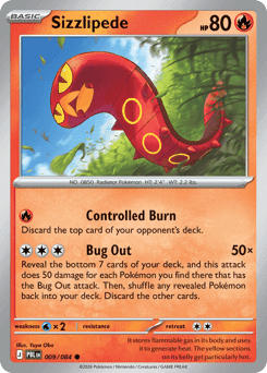 Sizzlipede Pitch Black card
