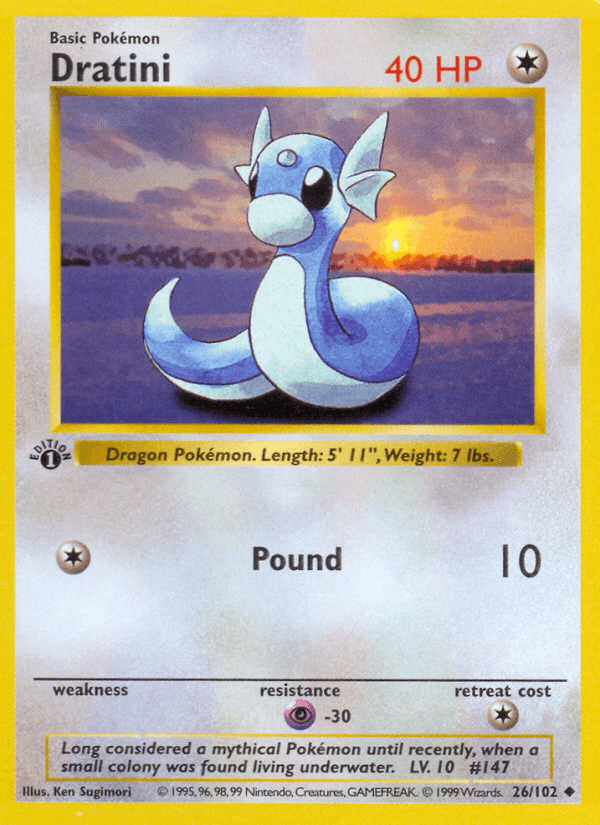 Dratini Base card