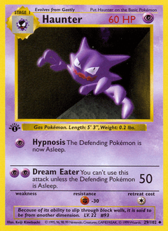 Haunter Base card