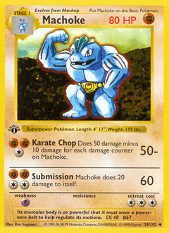 Machoke Base card