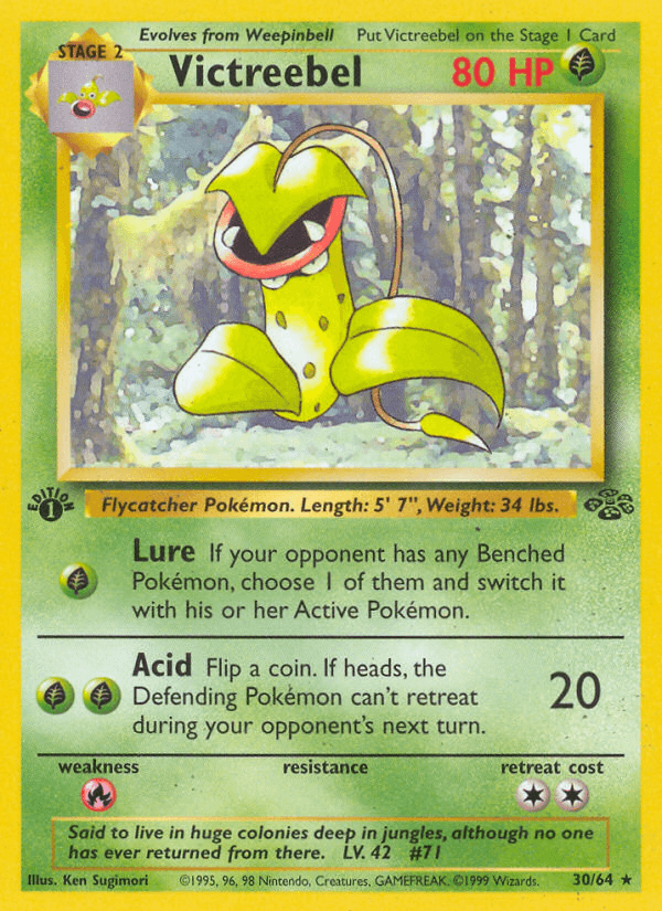 Victreebel Jungle card