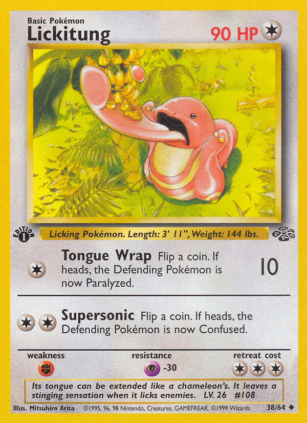 Lickitung Jungle card