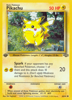 Pikachu Jungle card