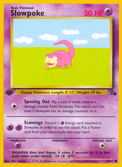 Slowpoke Fossil card