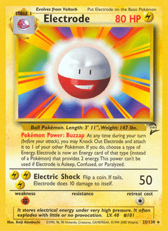 Electrode Base Set 2 card