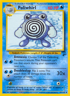 Poliwhirl Base Set 2 card