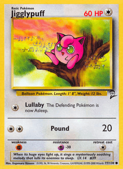 Jigglypuff Base Set 2 card
