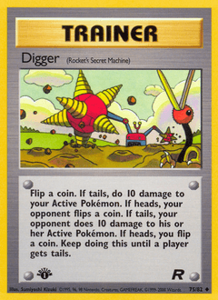 Digger Team Rocket card