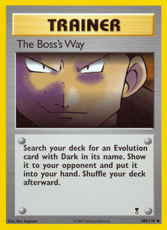 The Boss's Way Legendary Collection card
