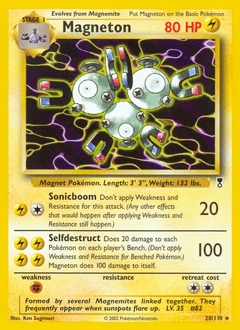 Magneton Legendary Collection card
