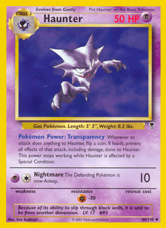 Haunter Legendary Collection card