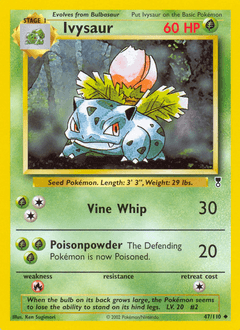 Ivysaur Legendary Collection card