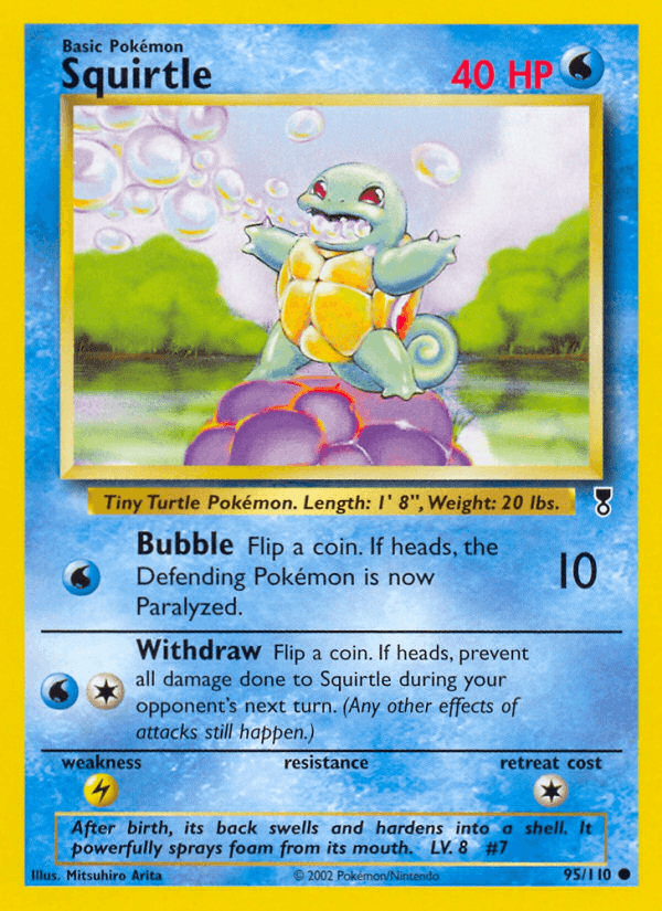 Squirtle Legendary Collection card