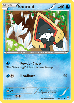 Snorunt Plasma Blast card