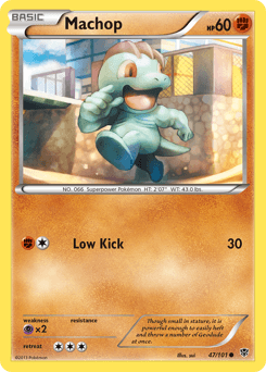 Machop Plasma Blast card