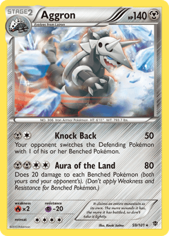 Aggron Plasma Blast card
