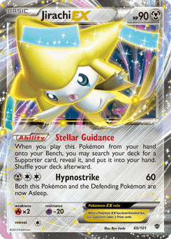 Jirachi-EX Plasma Blast card