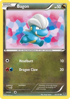 Bagon Plasma Blast card