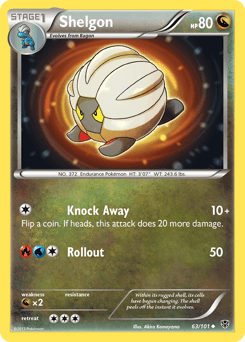 Shelgon Plasma Blast card