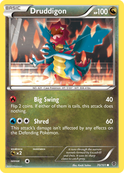 Druddigon Plasma Blast card