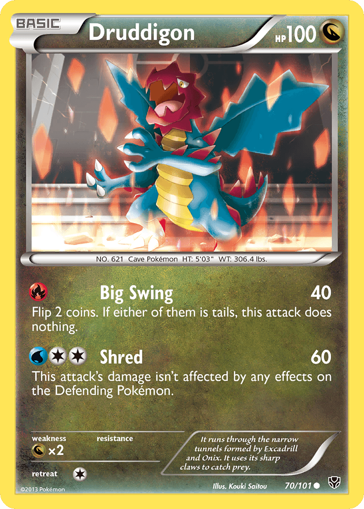 Druddigon Plasma Blast card