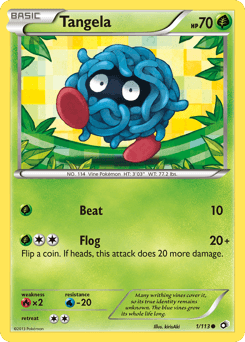 Tangela Legendary Treasures card