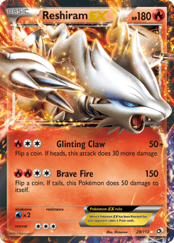 Reshiram-EX Legendary Treasures card