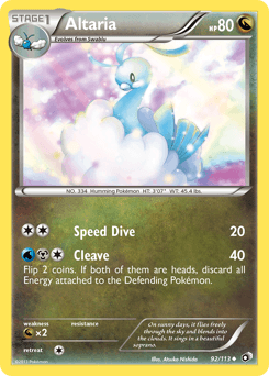 Altaria Legendary Treasures card