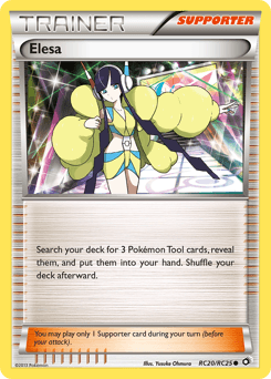 Elesa Legendary Treasures card