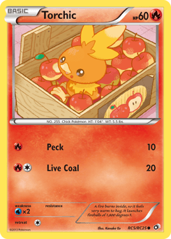Torchic Legendary Treasures card