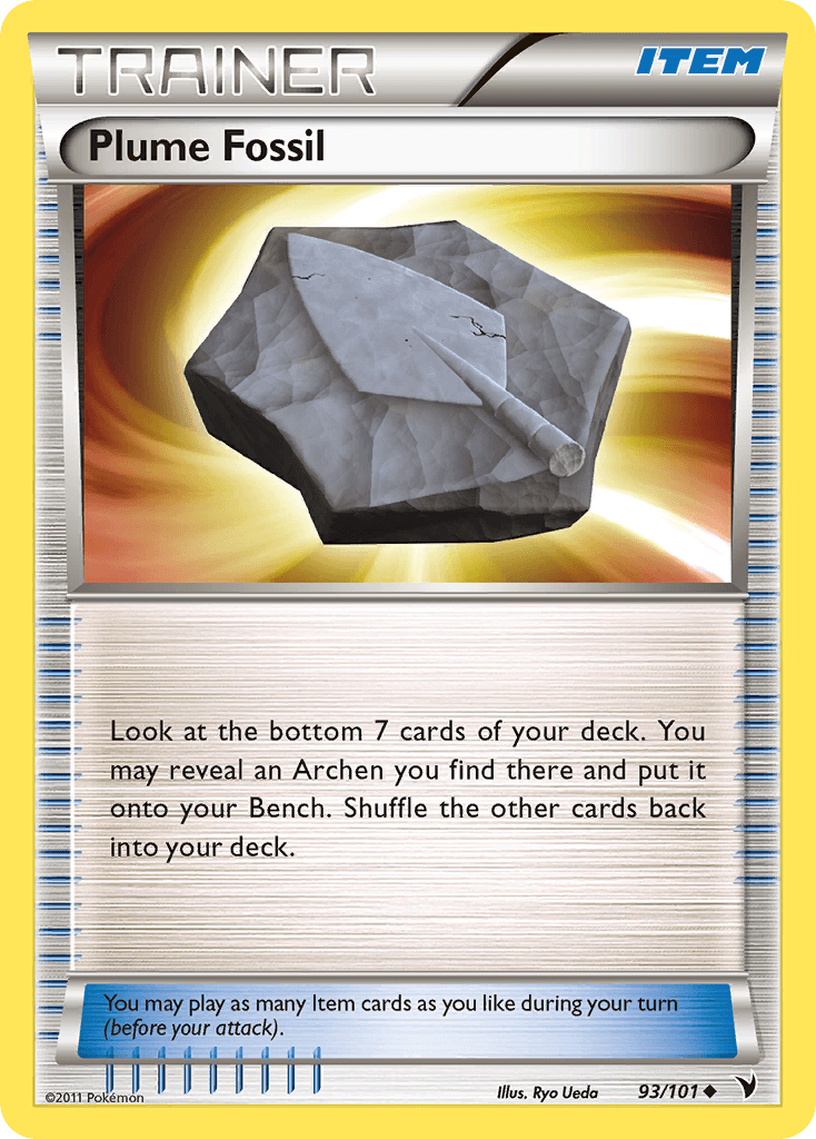 Plume Fossil Noble Victories card