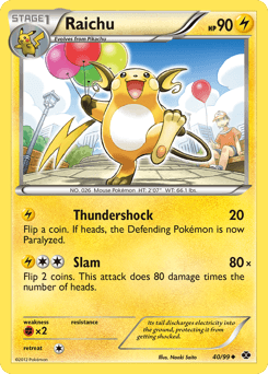 Raichu Next Destinies card