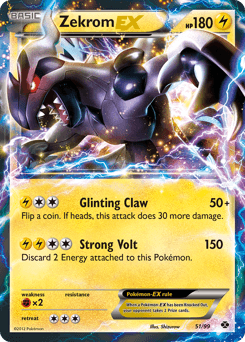Zekrom-EX Next Destinies card